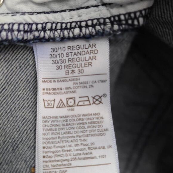 Gap Vintage Slim Mid Rise Jeans size 30/10 - Picture 12 of 12